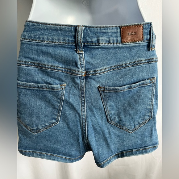 High Rise Jean Shorts - Picture 2 of 4